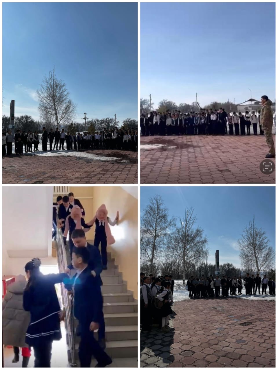 Азаматтық қорғаныс күніне орай өткізілген оқу жаттығу